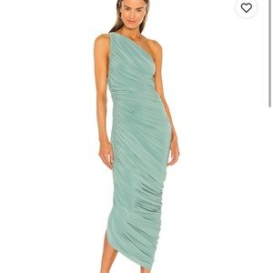 Norma Kamali Diana Gown in Vintage Mint